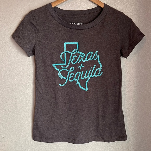 Rock & Roll Cowgirl Tops - Texas and Tequila T-Shirt